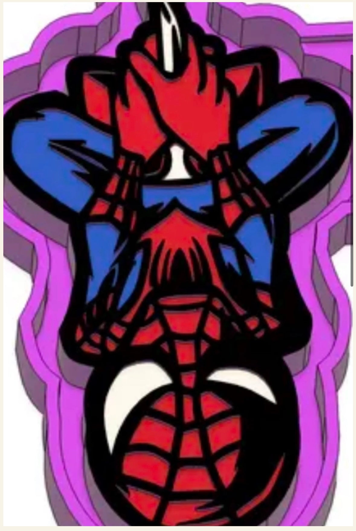 Upside Down Web Slinger Mold