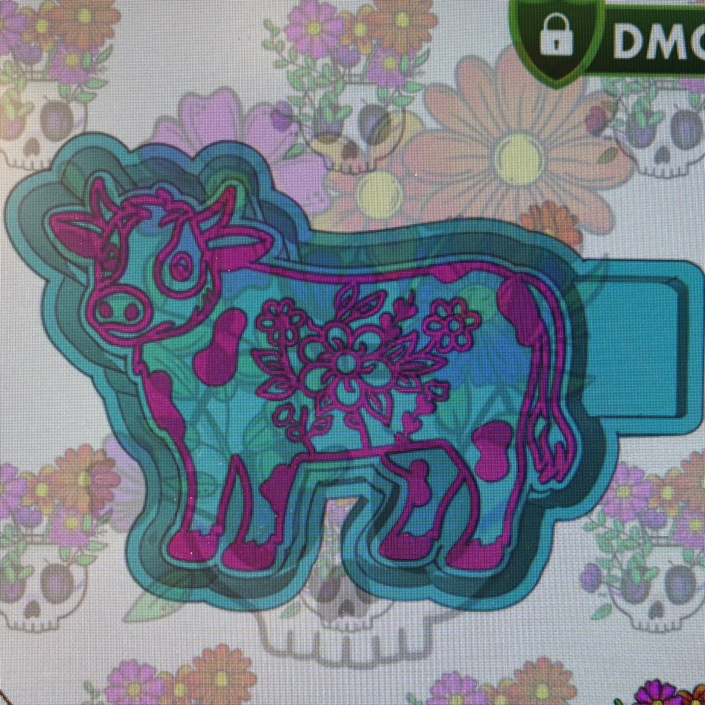 Floral Cow Mold