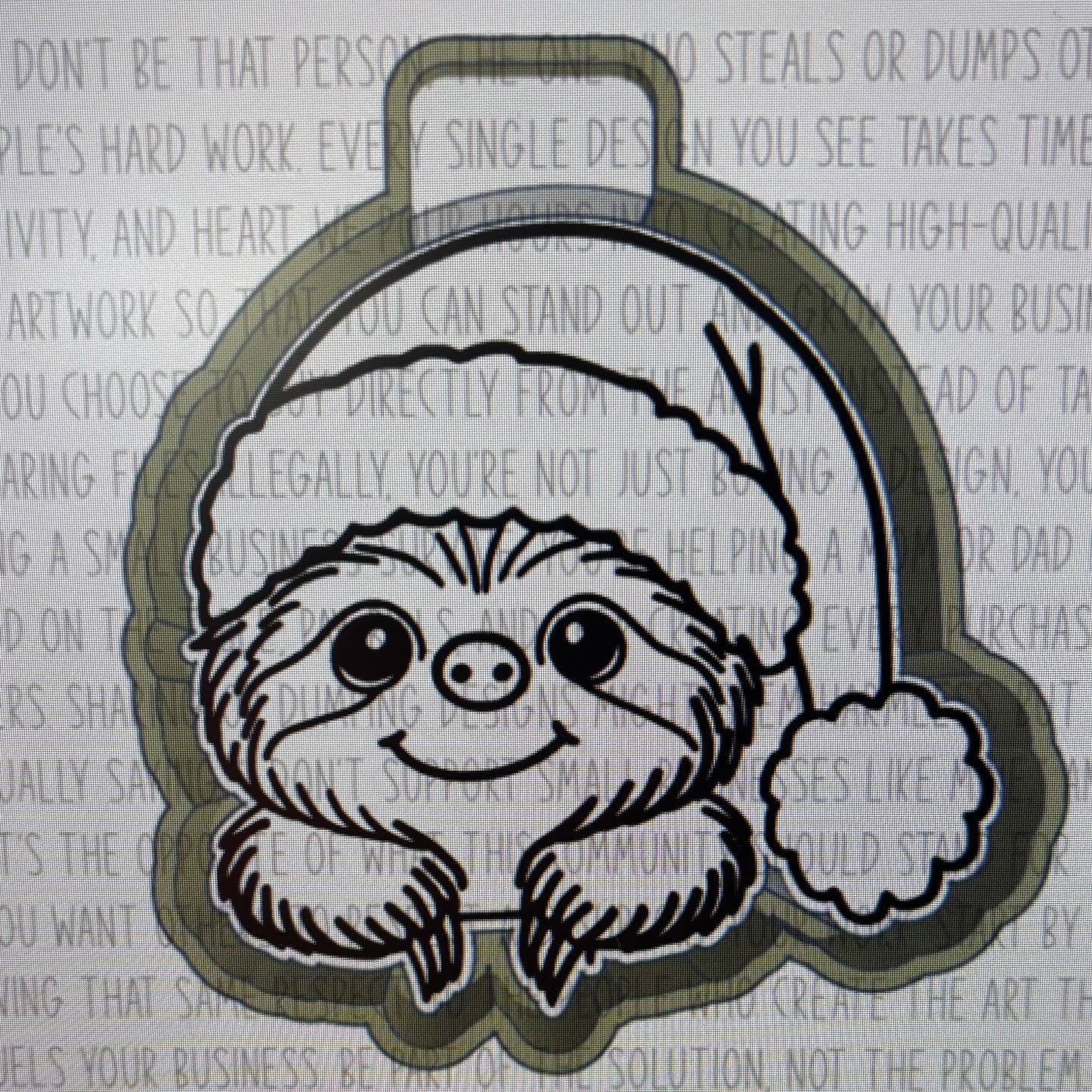 Christmas Sloth Mold