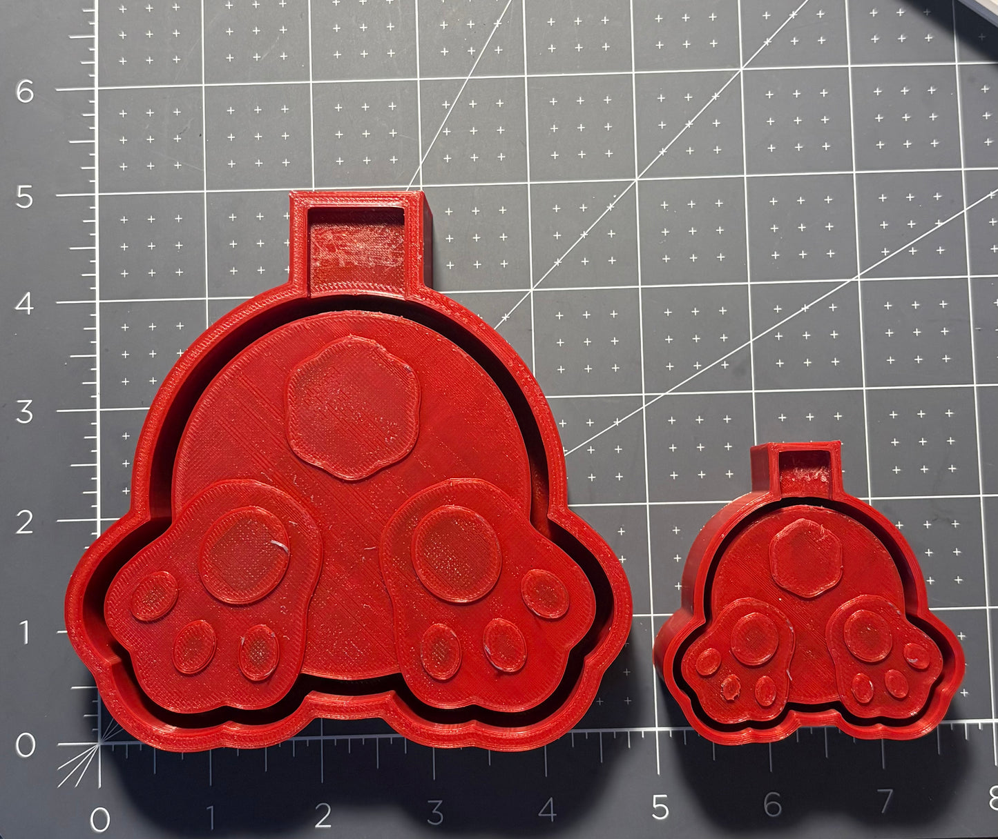 Bunny Hiney Set (1 lg & 2 vent) Mold