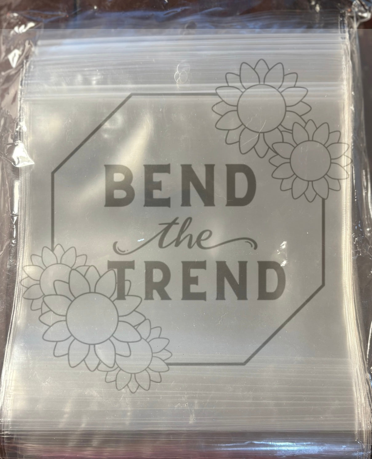 Polypropylene 100 count 2mil with hanging hole