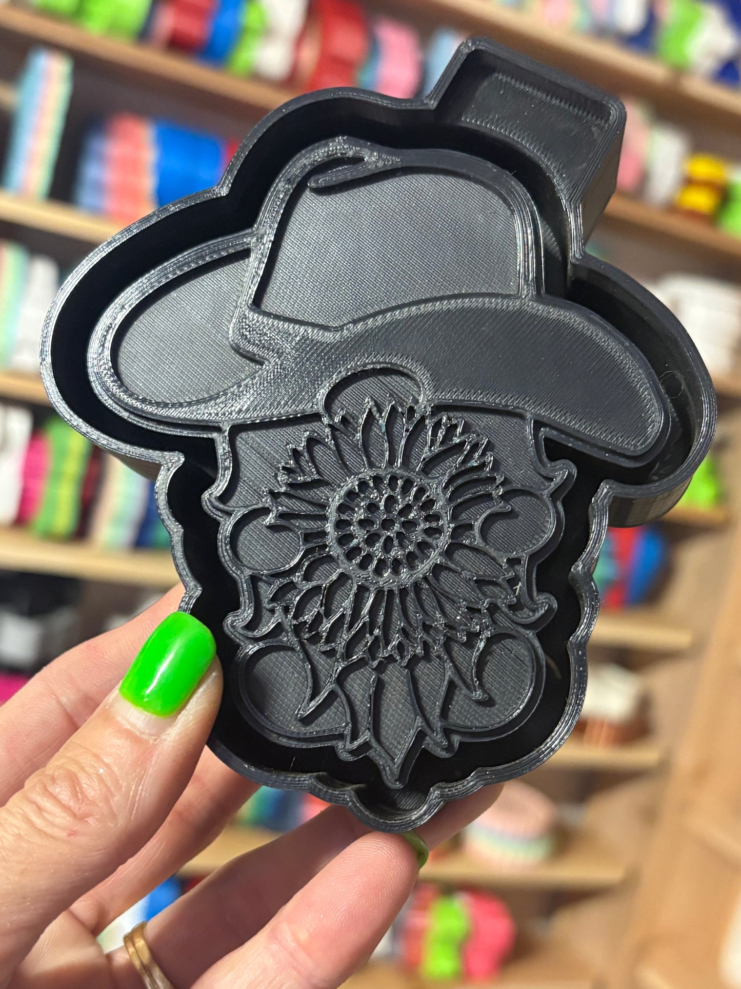 Cowboy Sunflower Gnome Mold