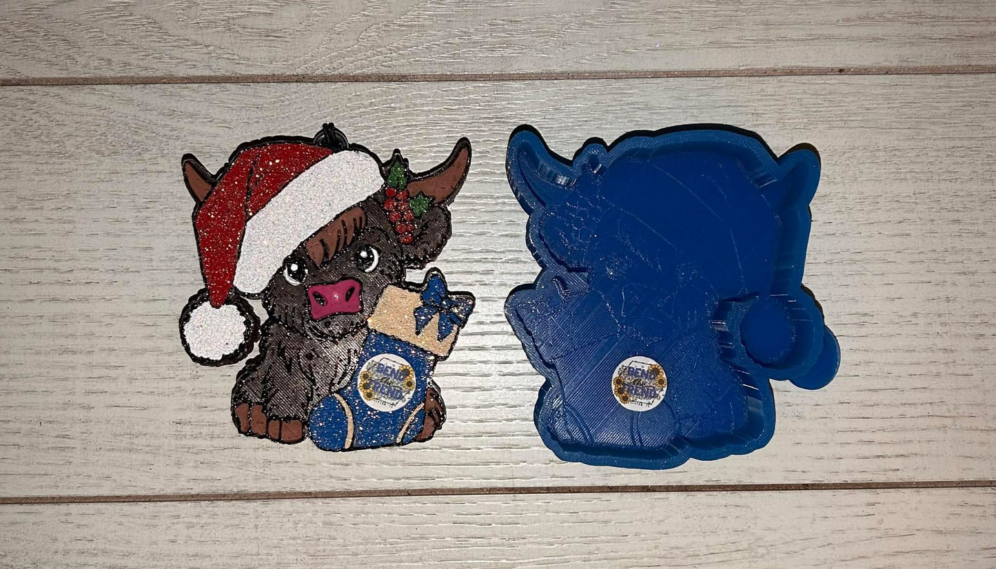 Highland cow & Stocking Mold