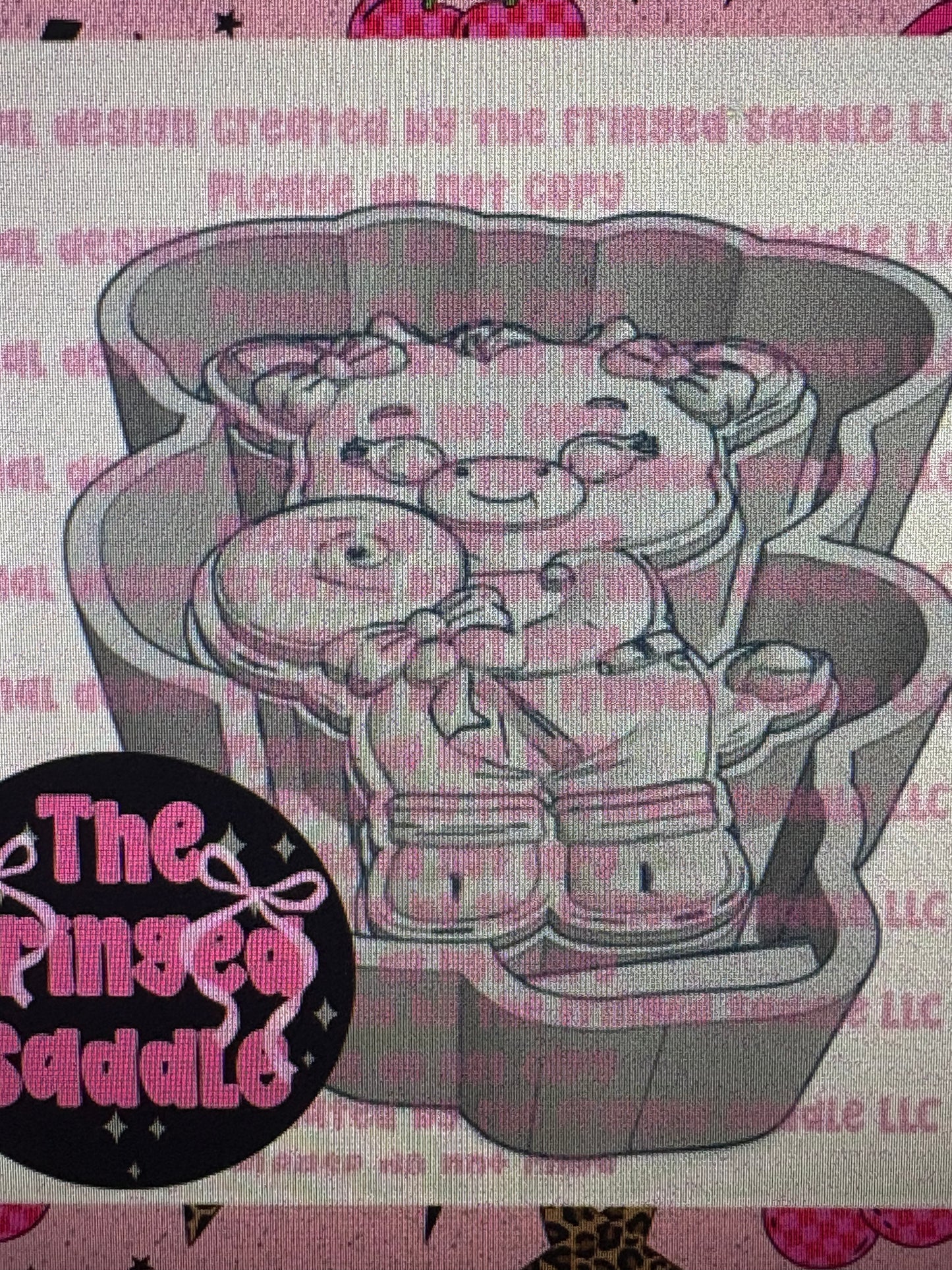 3D Cow with Lollipop