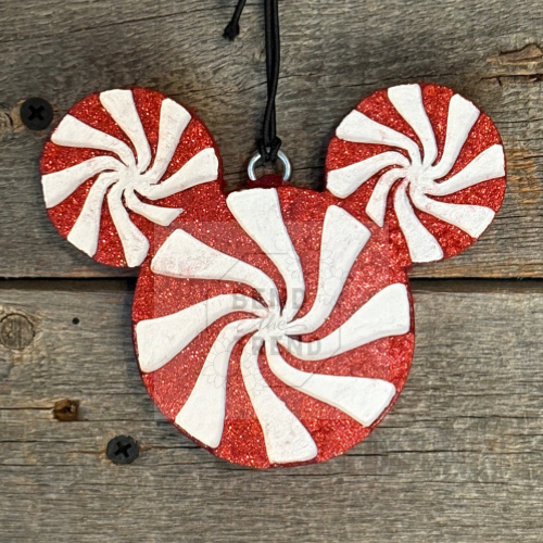 Whimsical Candy Cane Ears Freshie