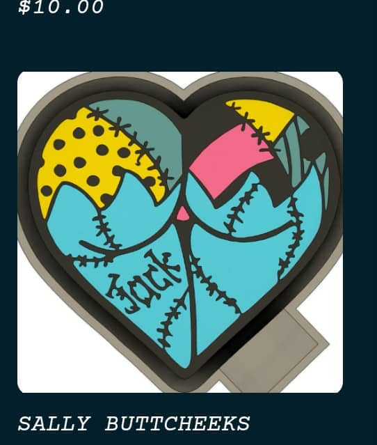 Sally Butt Cheeks Mold