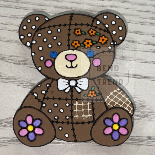 Patchwork Bear Mold