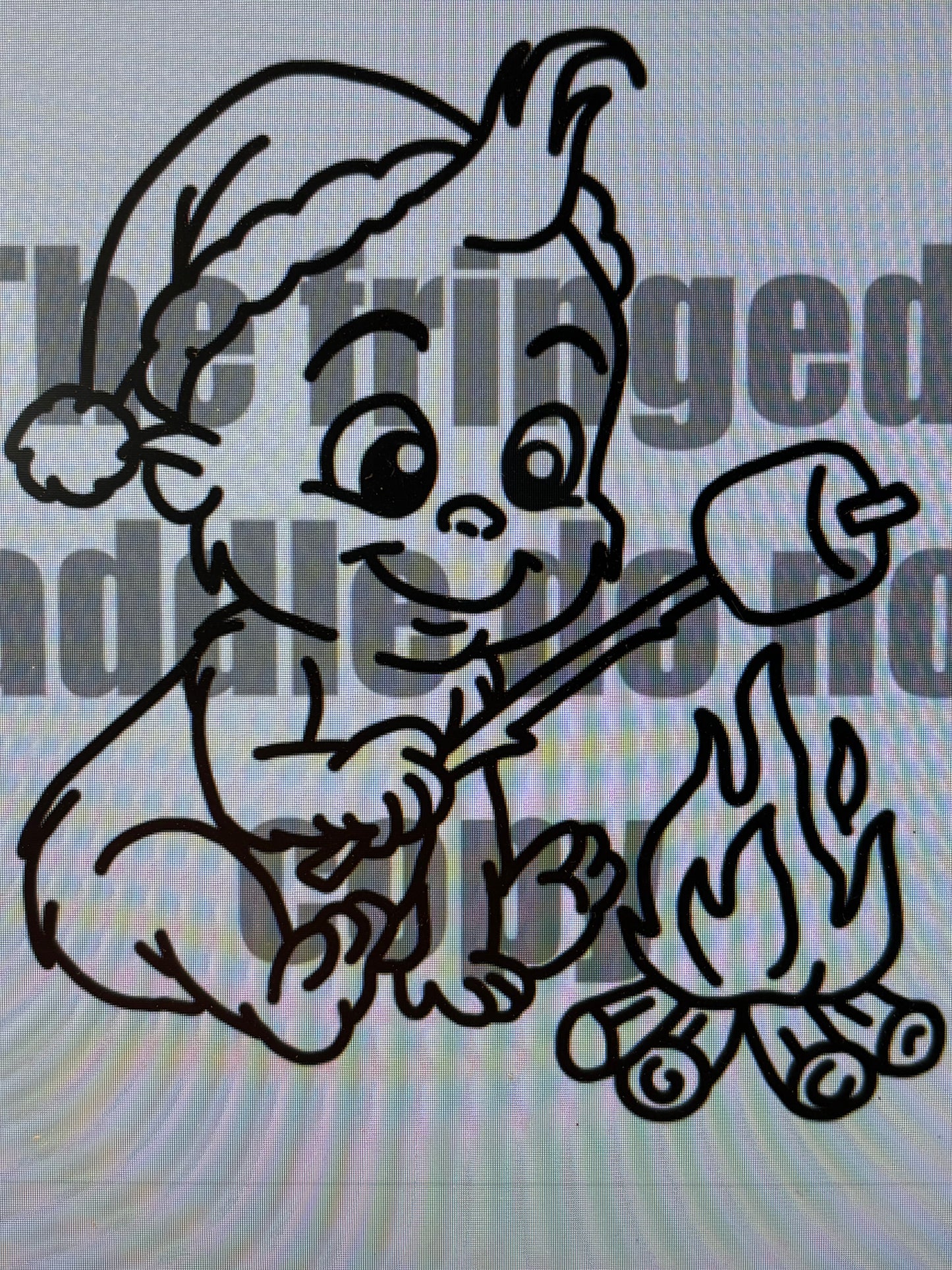 Baby Grumpy Roasting Marshmallows Mold