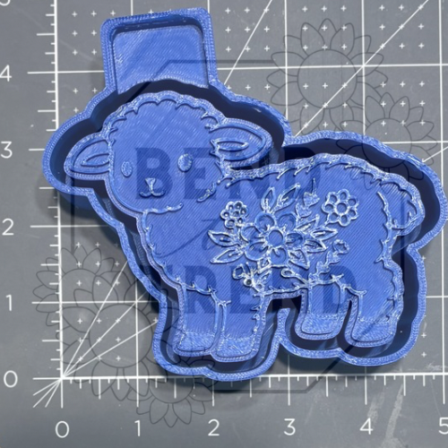 Floral Lamb Mold