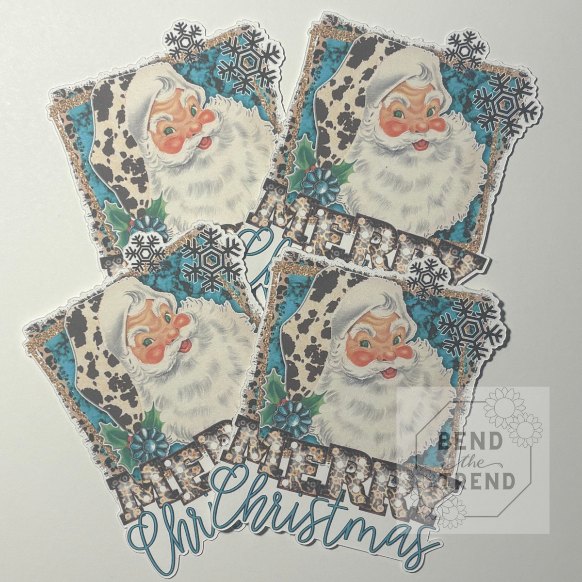 Merry Christmas (will come with 4 cardstock) Mold