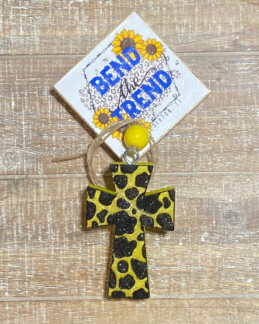 Cow Print Cross Freshie