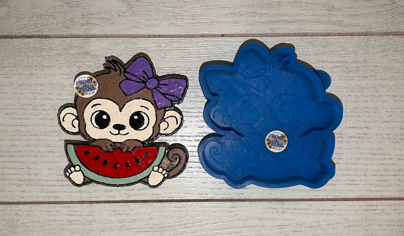Monkey & Watermelon Mold