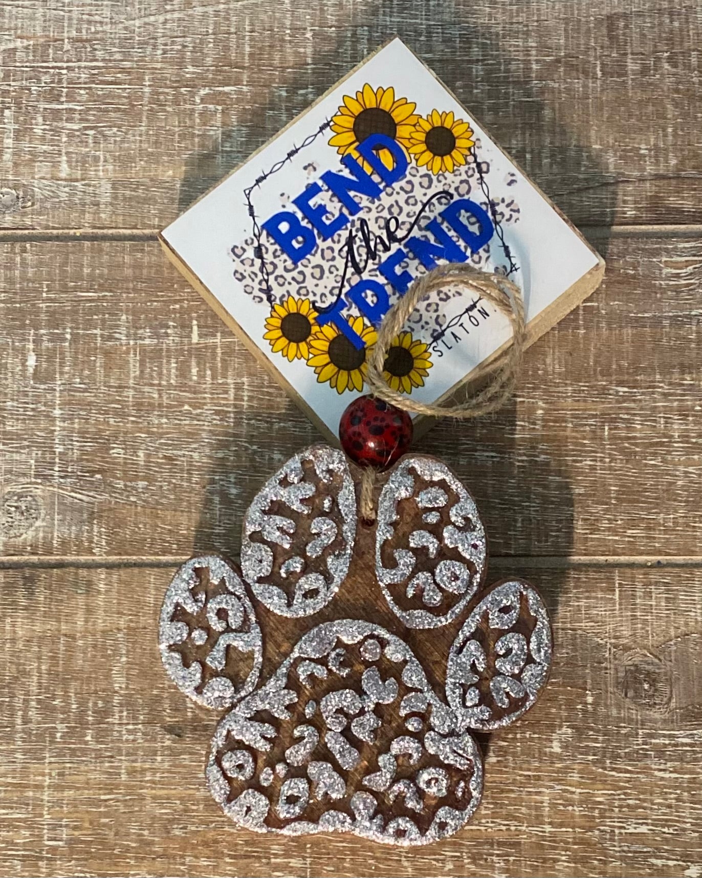 Cheetah Paw Print Freshie