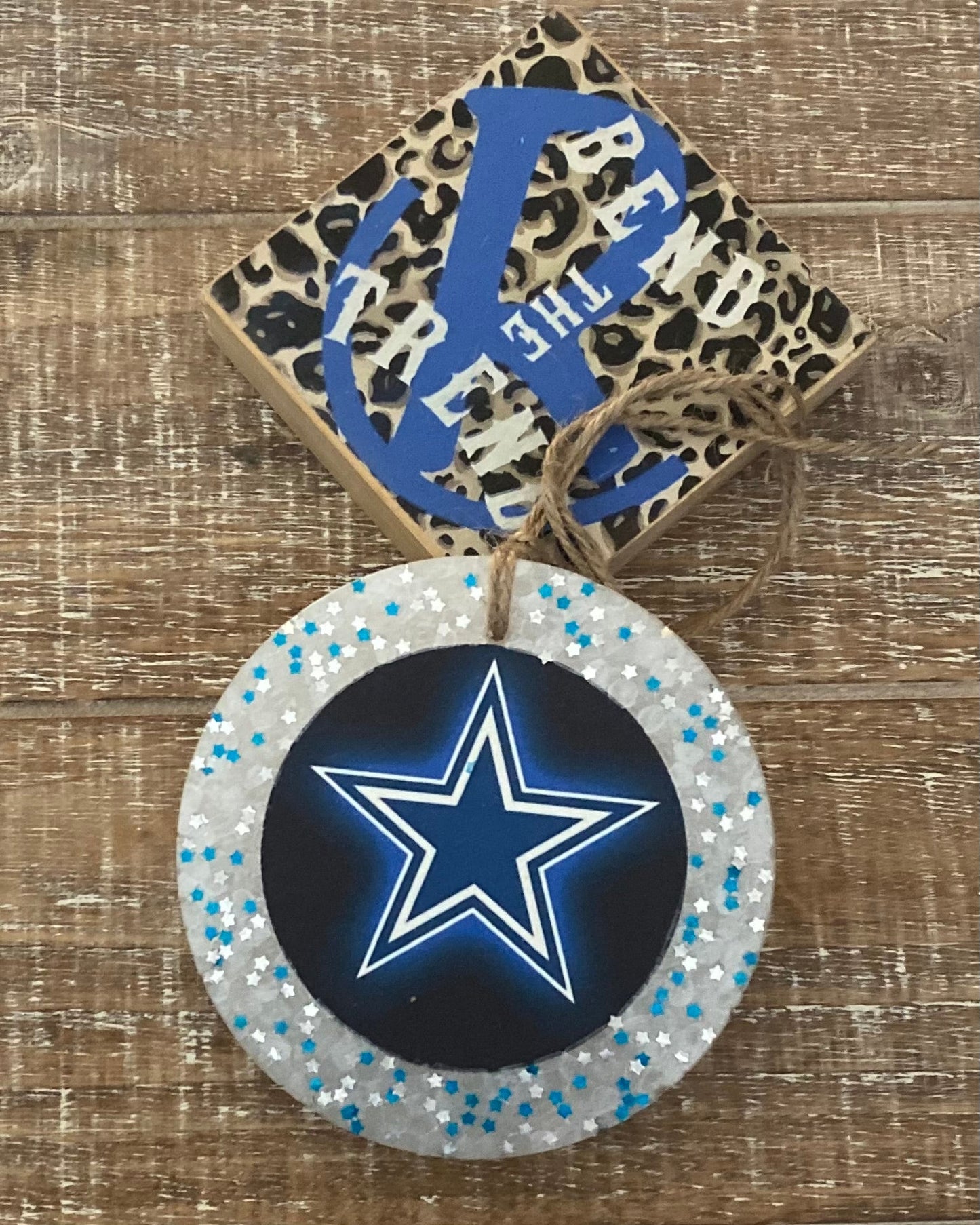 Football star 4” round Freshie