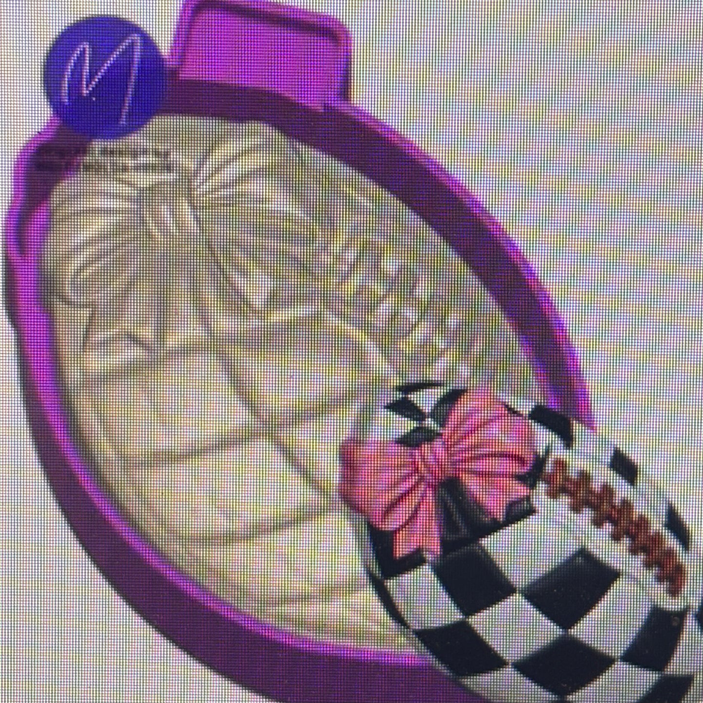 3D Checkered Football Mold