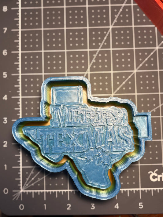 Texas Merry Christmas Mold