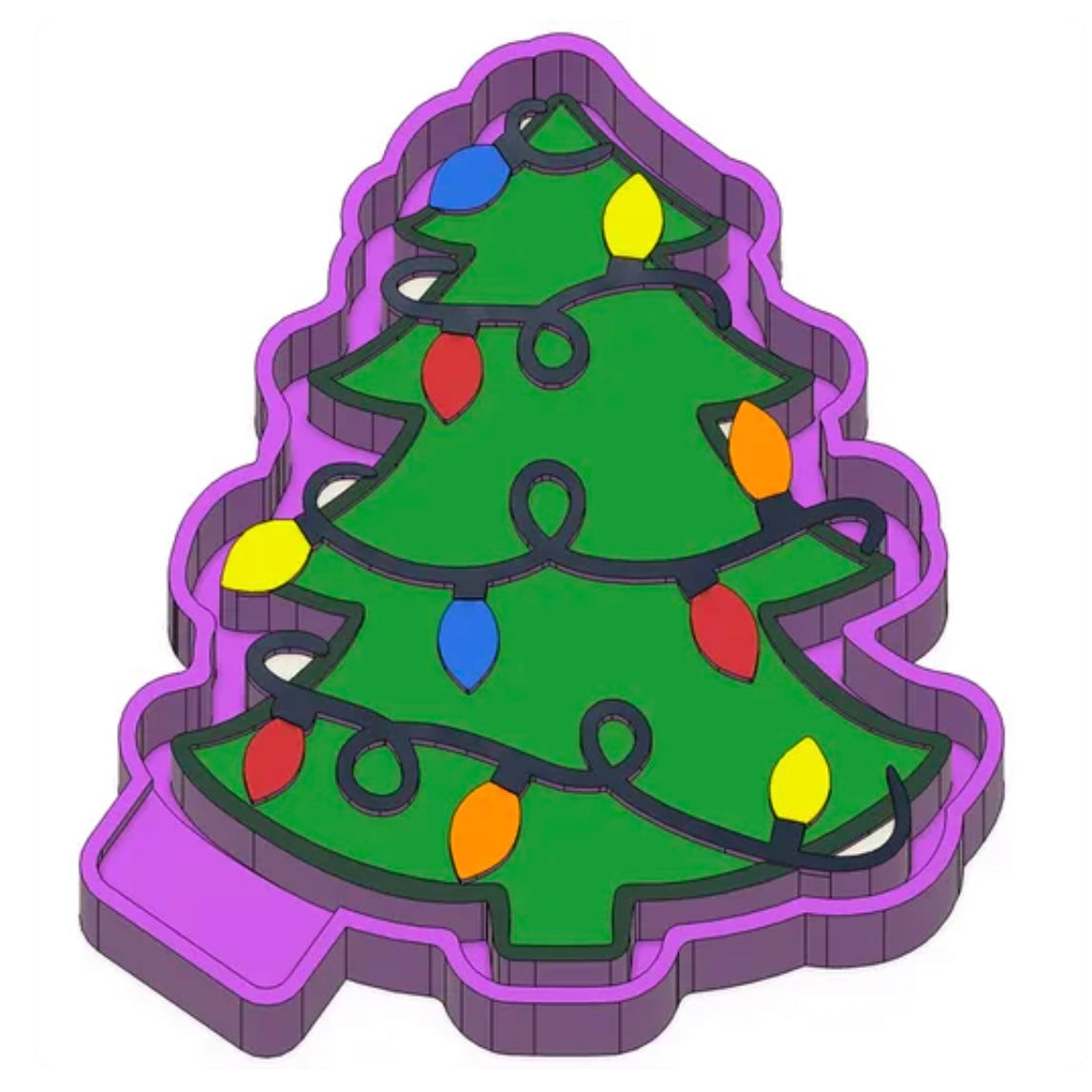 Christmas Tree Lights Mold