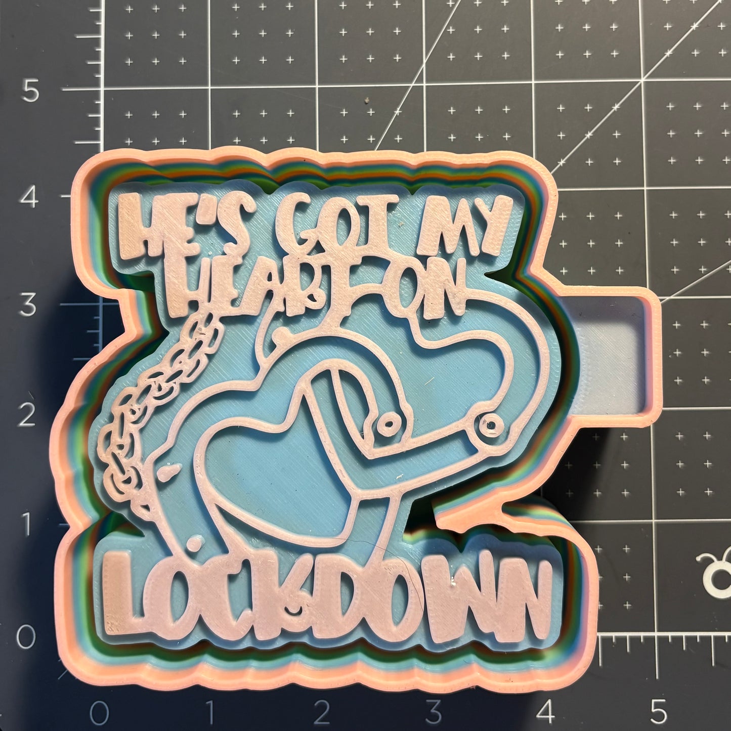 He’s got my Heart on Lockdown Mold