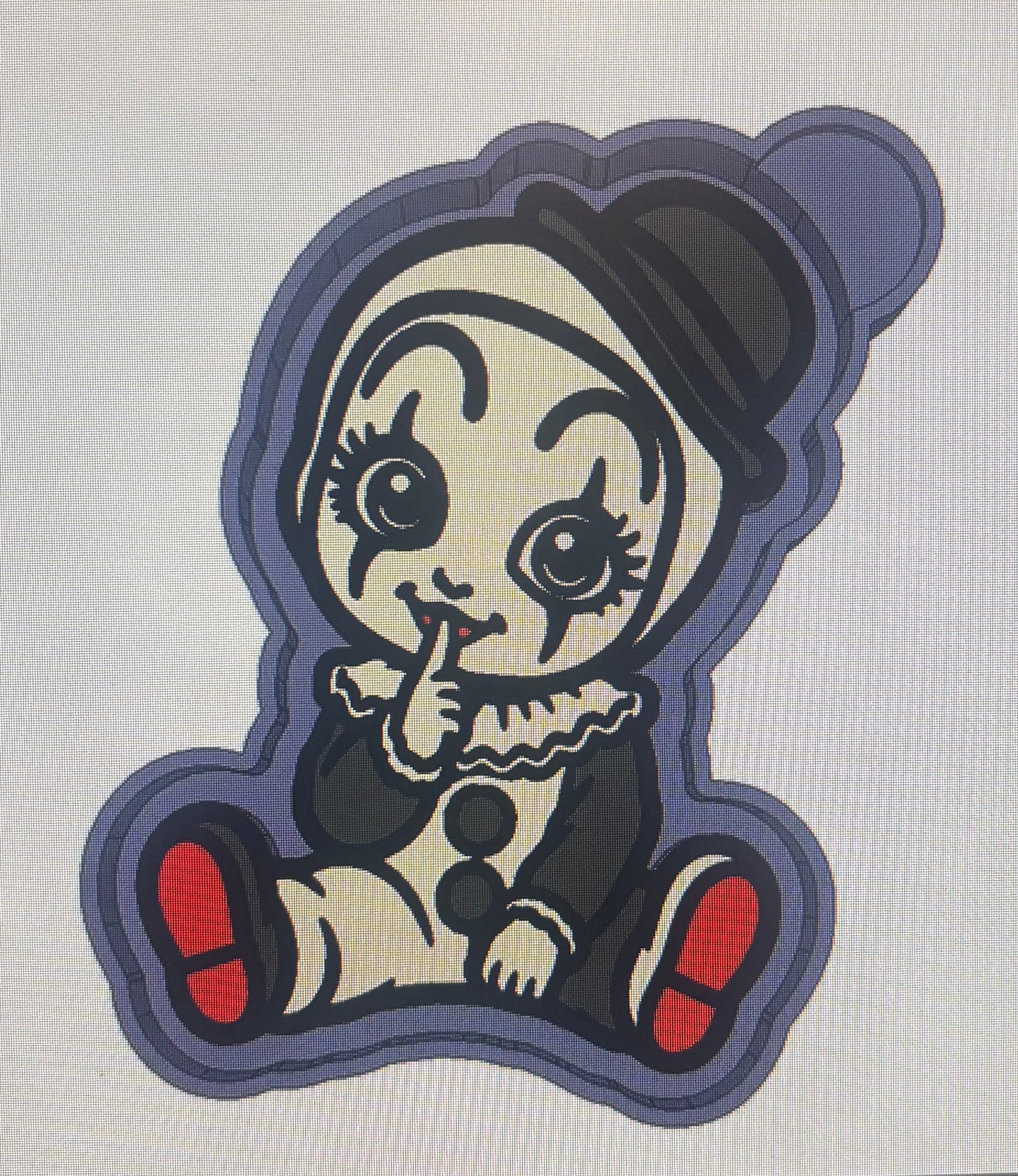 Cute Horror Clown Mold