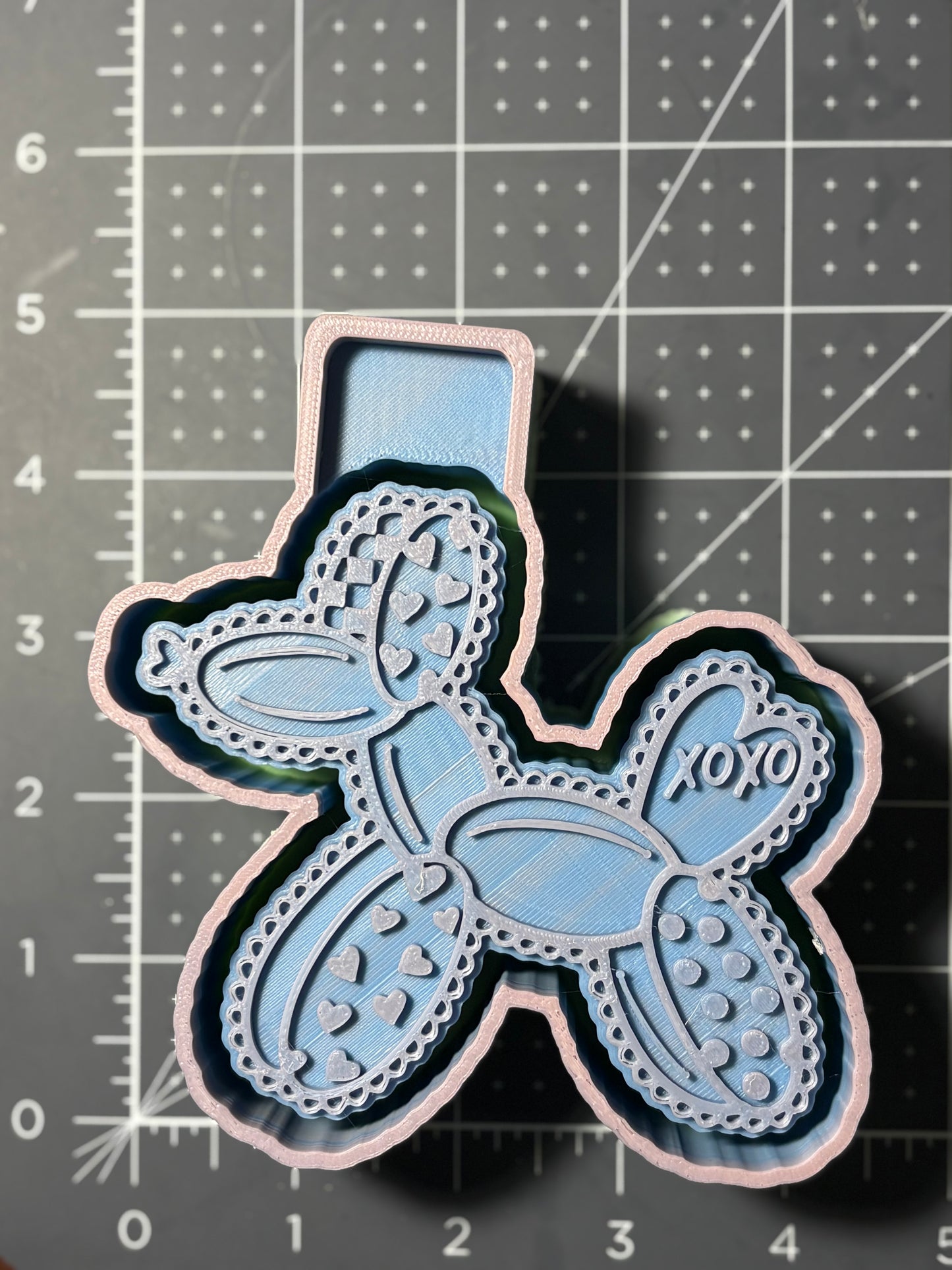 XOXO Balloon Dog Mold