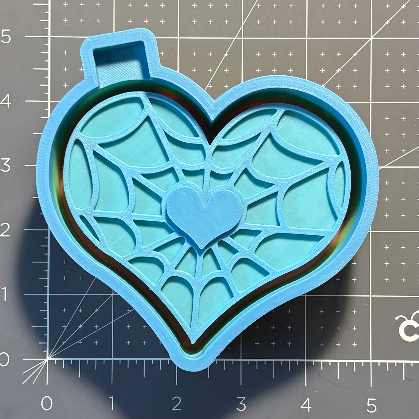 Spider Web Heart Mold