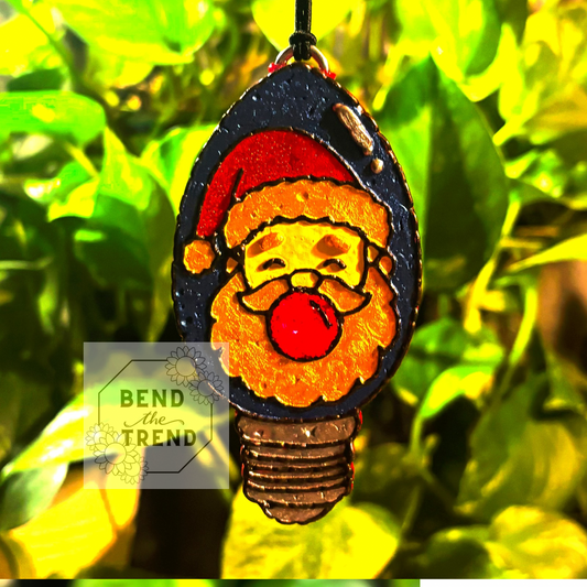 Santa Light Bulb  Mold