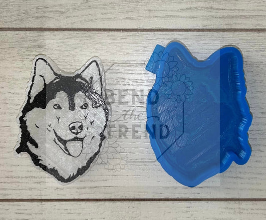 Siberian Husky Dog Mold