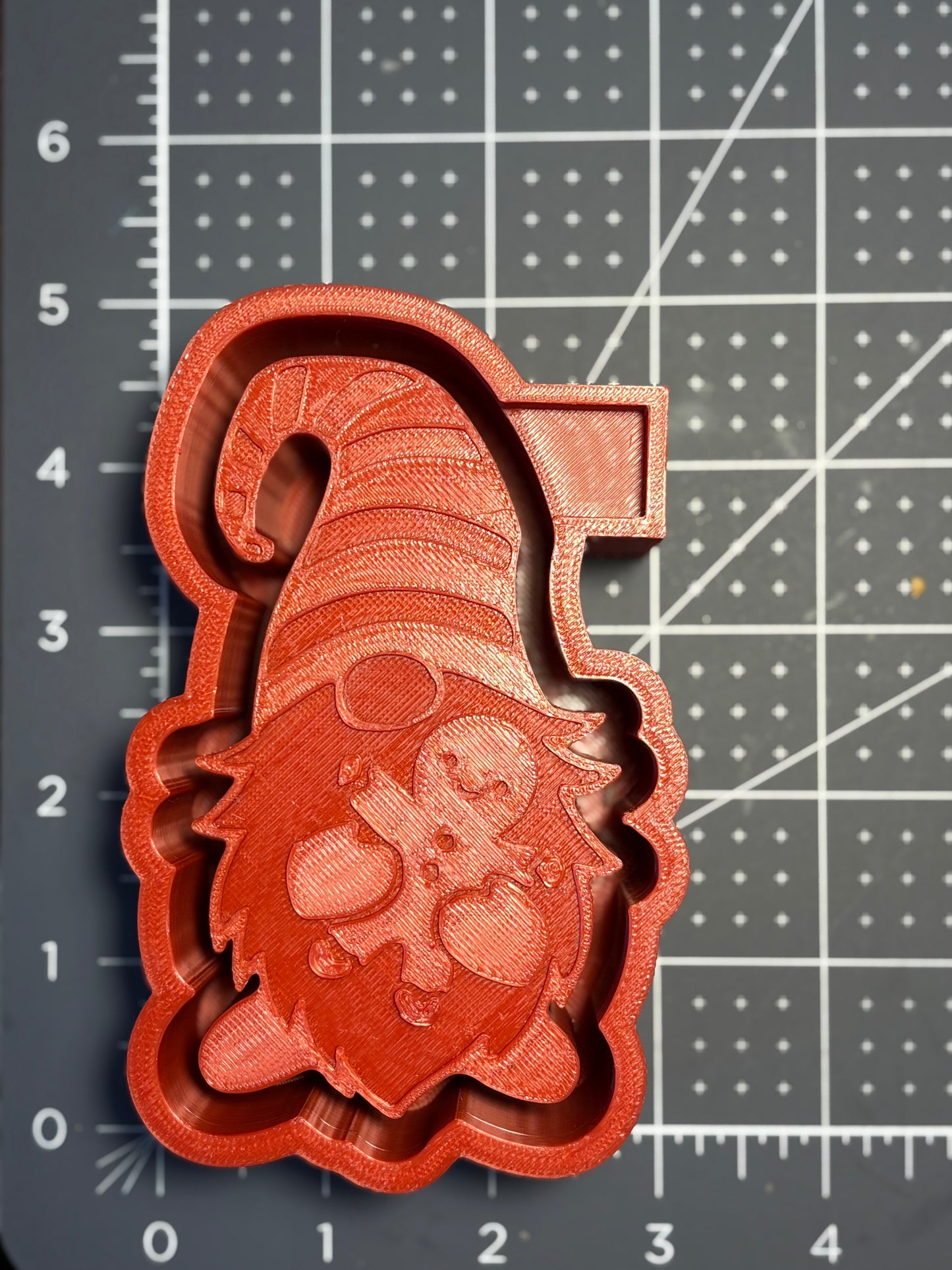 Gnome with Gingerbread Man Mold