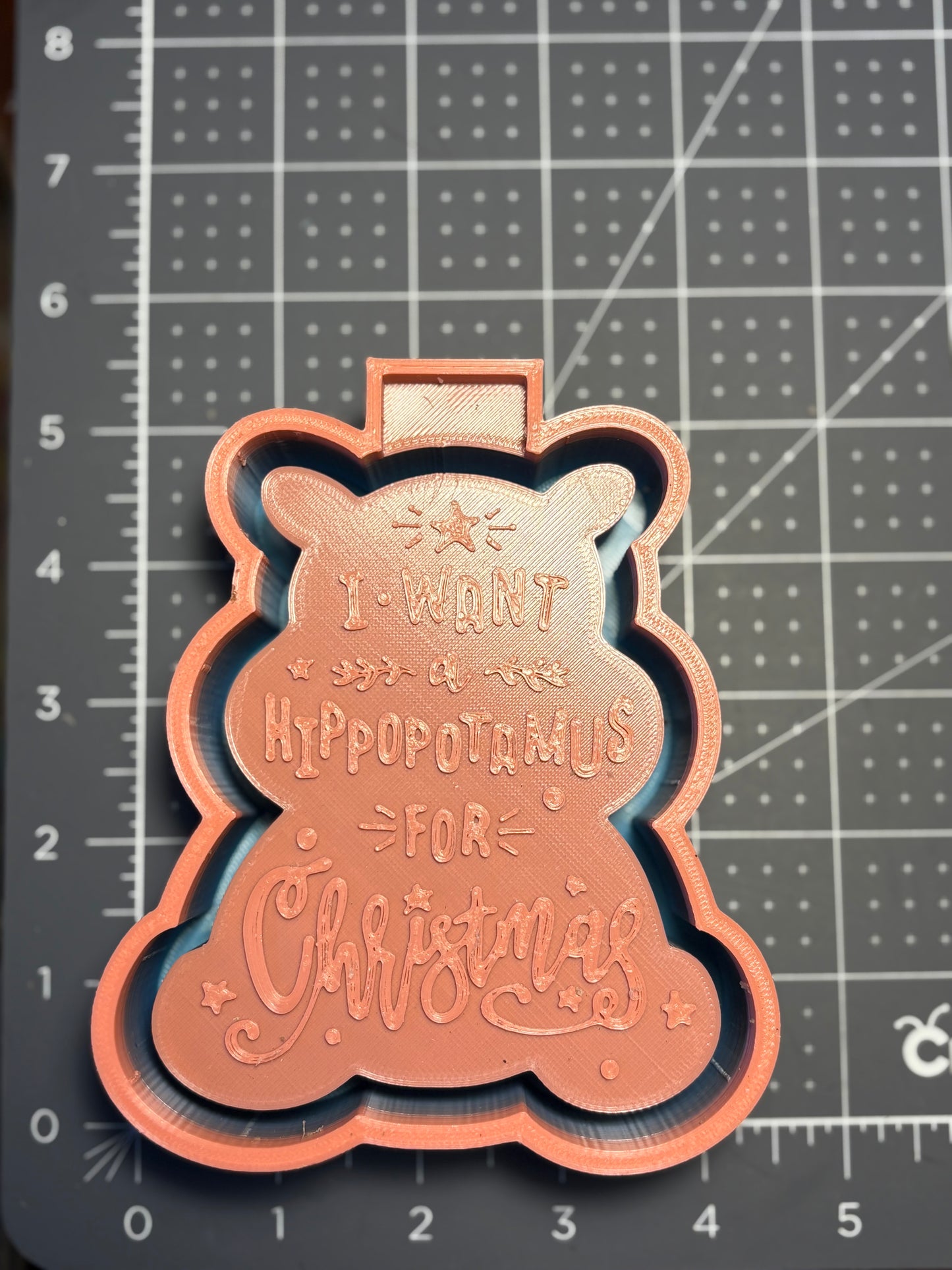 I Want A Hippopotamus for Christmas Mold