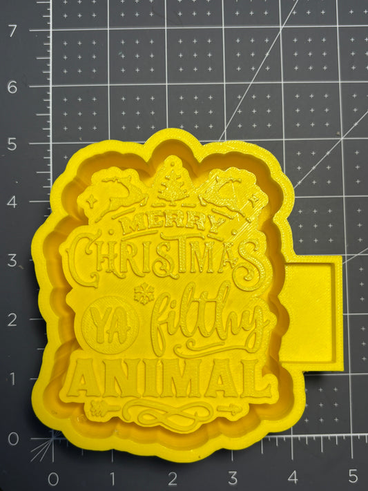 Merry Christmas You Filthy Animal (2) Mold