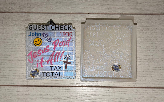 Guest Check Jesus  Paid All Mold