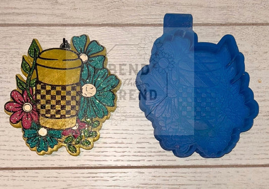 Floral Coffee Cup Mold