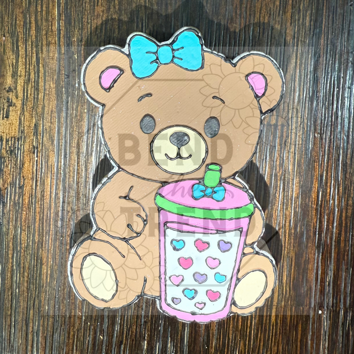 Teddy with Heart Cup Mold