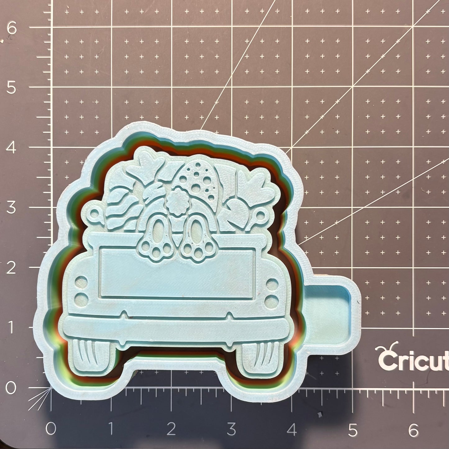 Cute Bunny Easter Truck Mold