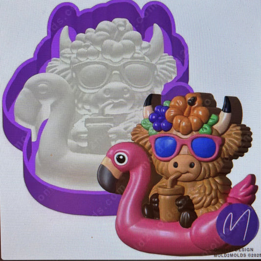 Highland on Floaty 3d Mold