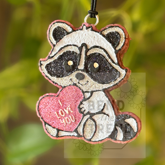 Raccoon I Love You Mold