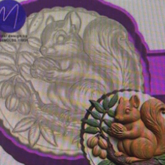 3D Squirrel & Pecan Mold
