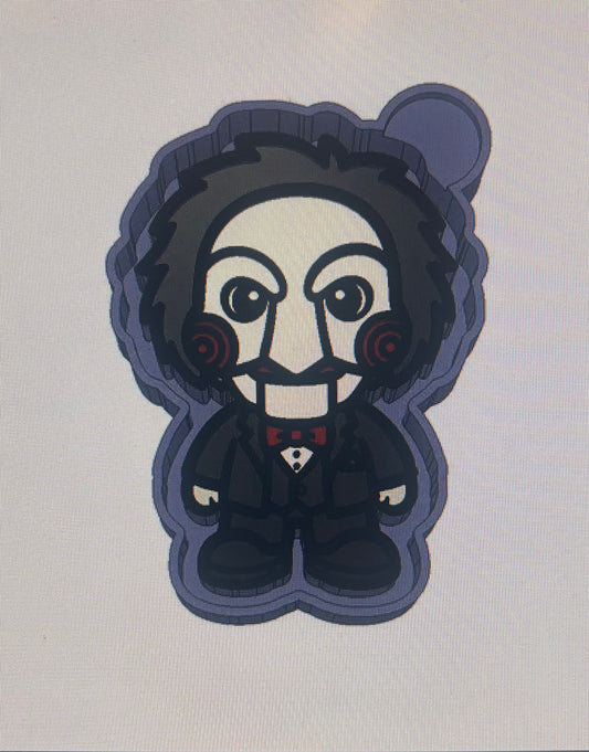 Cute Chibi Billy Doll Horror Jigsaw Mold