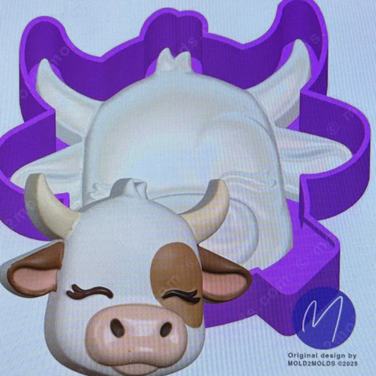 Milk Cow 3d Mold