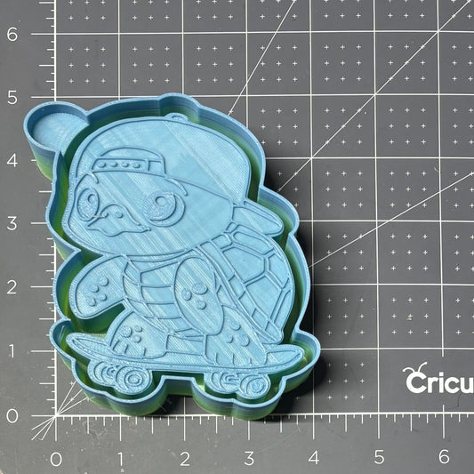 Skater Turtle Mold