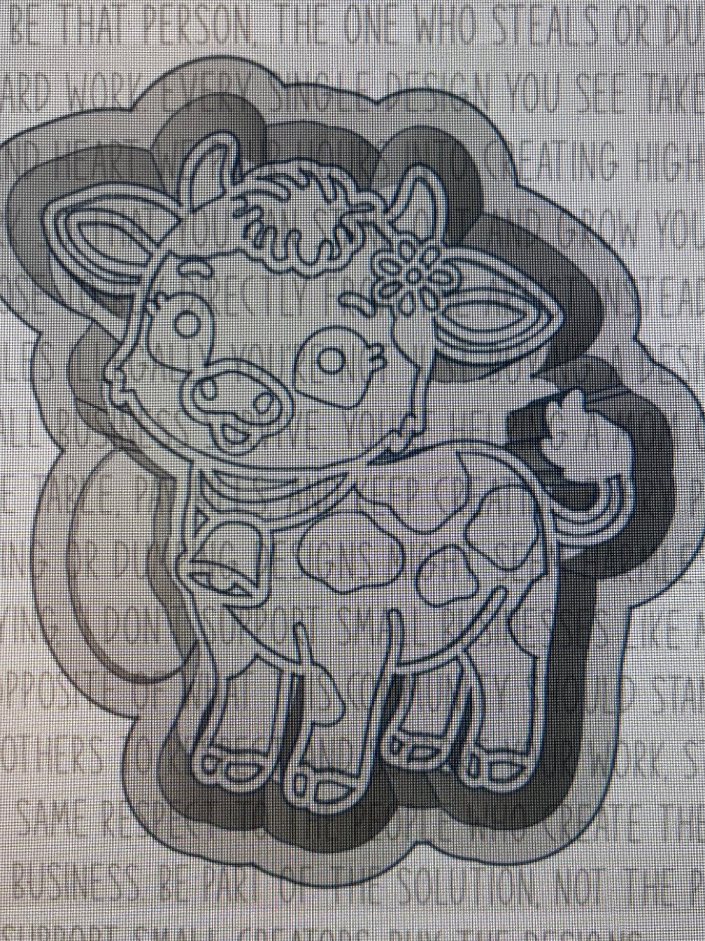 Dairy Cow With Bell Mold