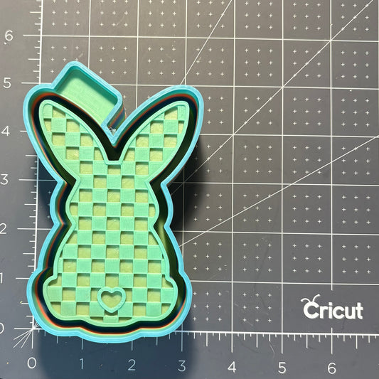 Checked Bunny Body Mold