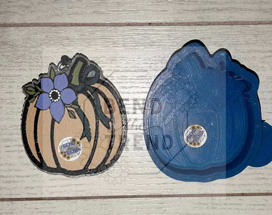 Bow & Floral Pumpkin Mold
