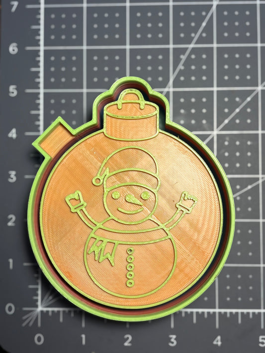 Snowman Ornament Mold