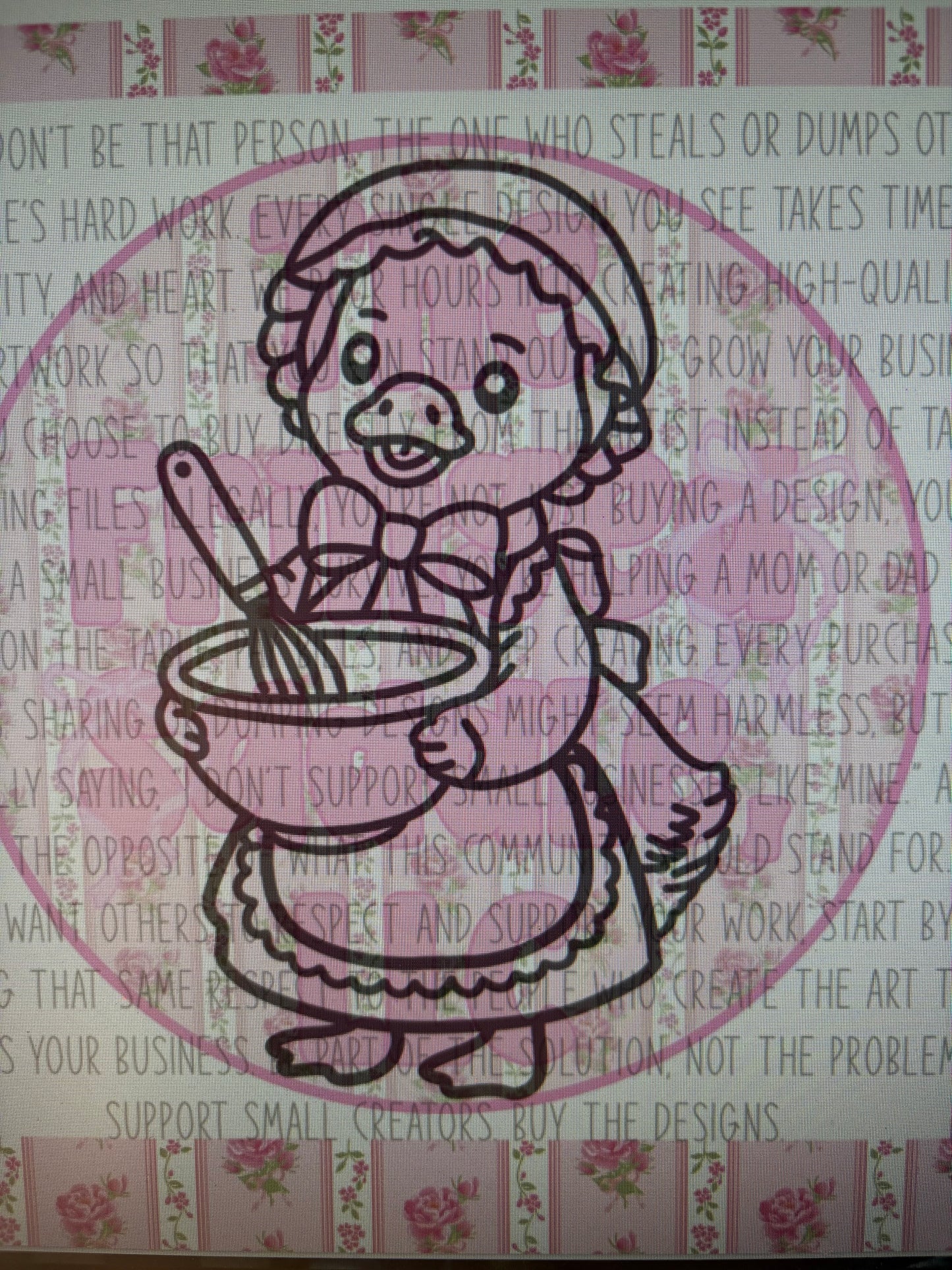 Goose Baking Bread Mold