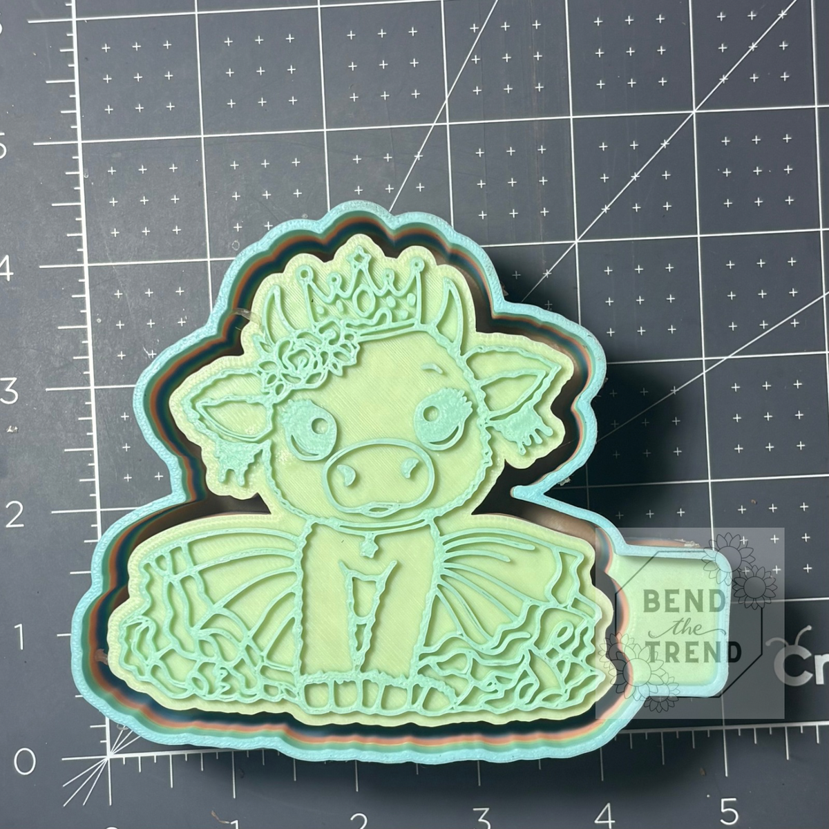 Highland Cow Princess Mold