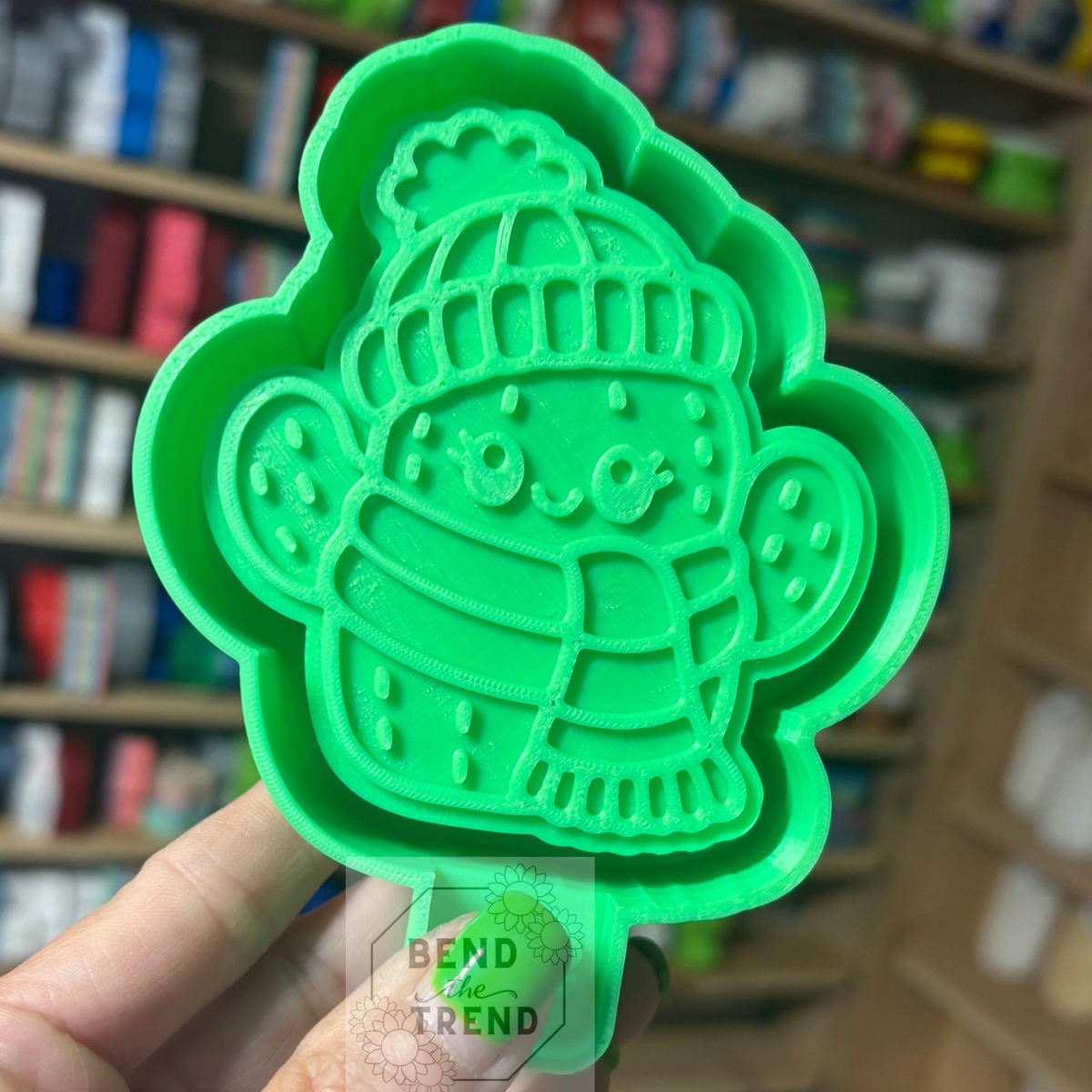 Cactus Snow Man Mold