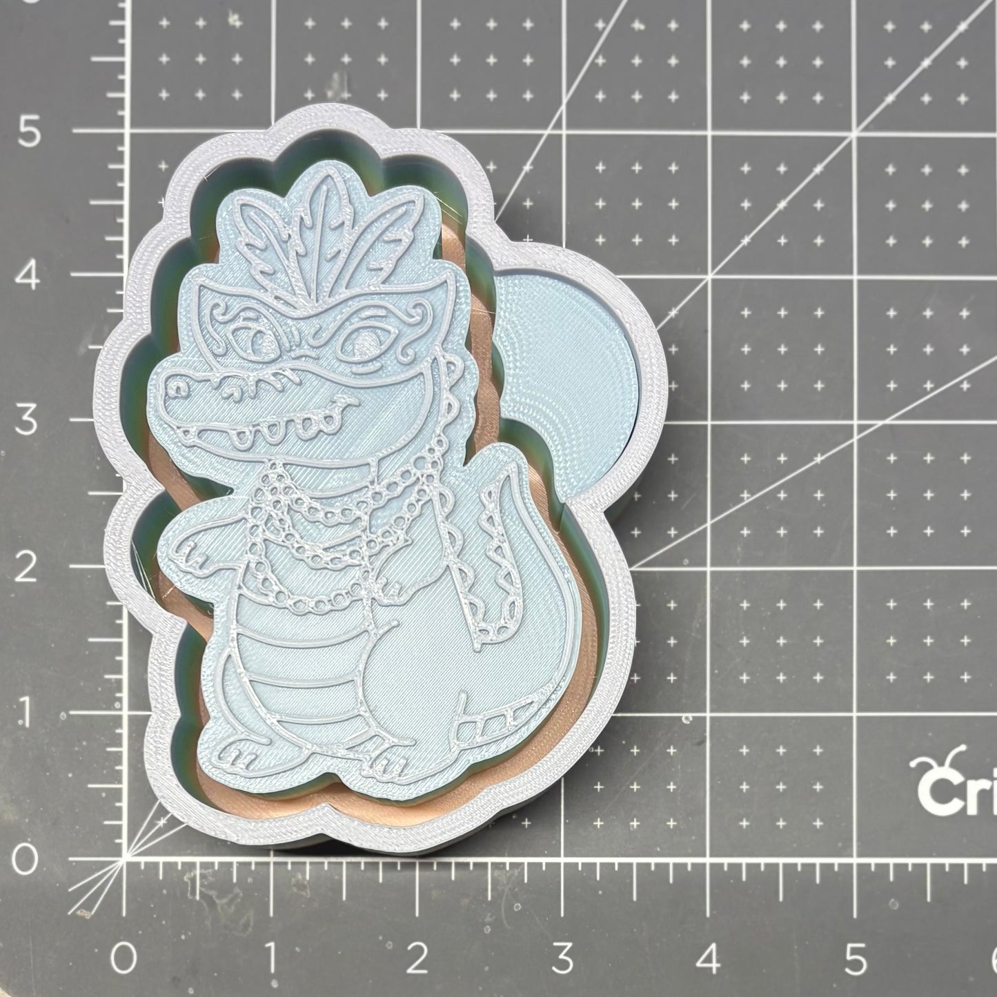 Mardi Gras Gator Mold