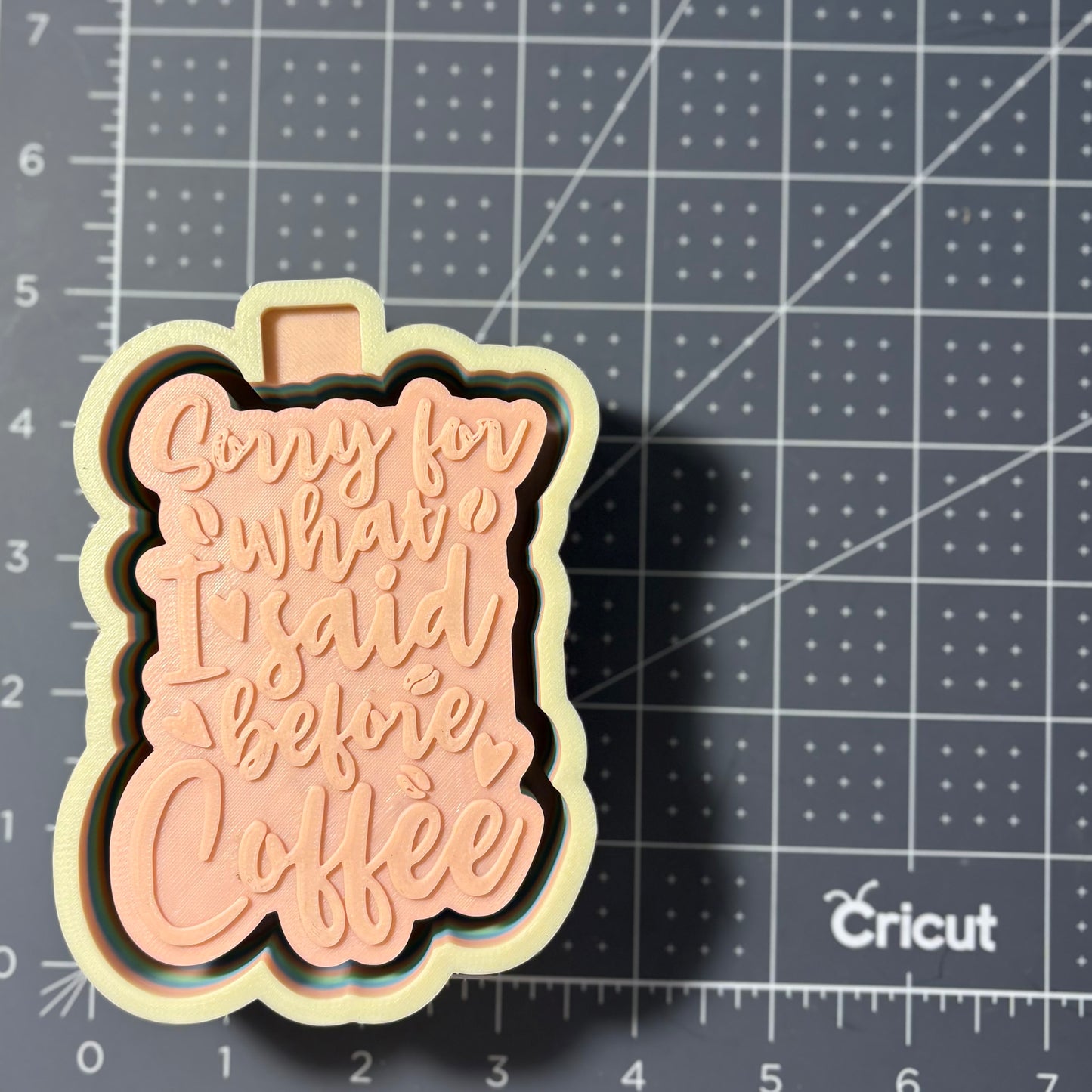 Sorry for What I said Before Coffee Mold