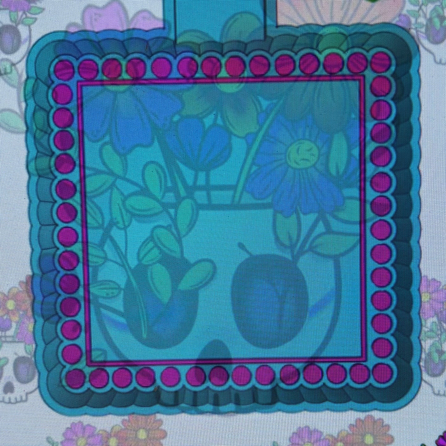 Dotted Square Mold